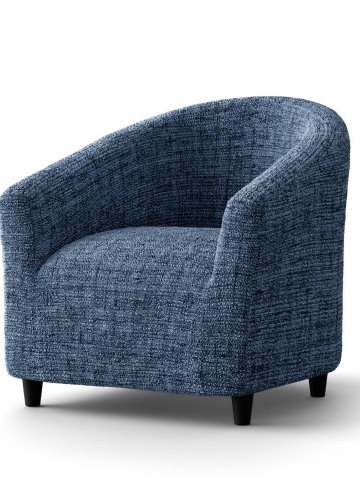 Žabičkovaný potah z mikrovlákna s potiskem textury,  na křeslo cabriolet