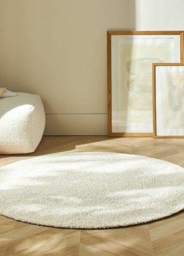 Jemný a hebký buklé koberec