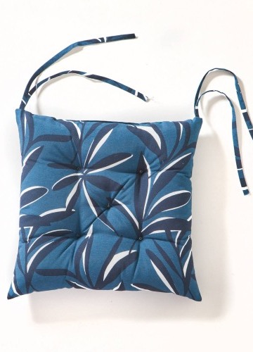 Sada 2 podsedáků na židli s potiskem listů