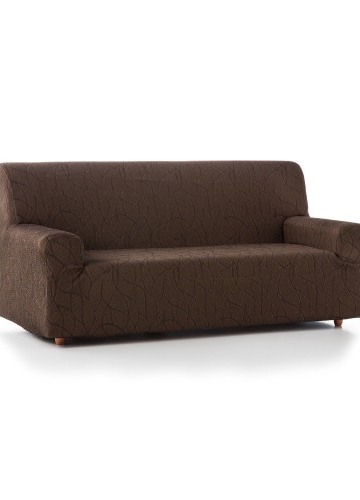 Pružný žakárový poťah na kreslo a pohovku so vzorom oblúčikov