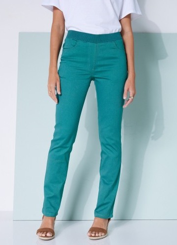 Pohodlné dlhé nohavice s pružným pásom