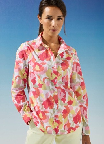 Košile s akvarelovým potiskem