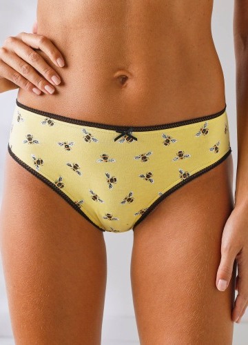 Súprava 4 midi nohavičiek so zladeným motívom včiel