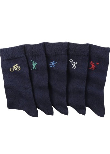 Sada 5 párů ponožek sport