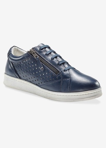 Kožené tenisky so zipsom