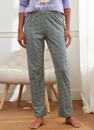 Pyžamové kalhoty s potiskem Nature Sauvage