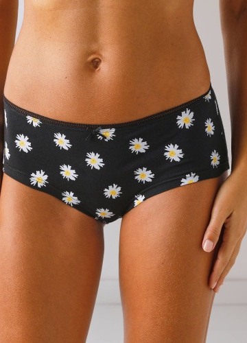 Sada 4 kalhotek shorty se sladěným motivem včel