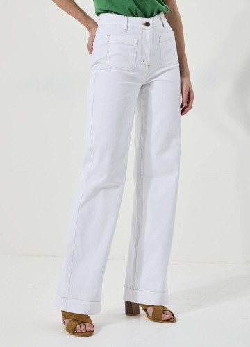 Široké džíny pro postavu více než 165 cm