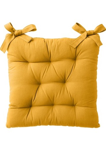 Súprava 2 štvorcových jednofarebných sedákov zn. Colombine® na stoličku