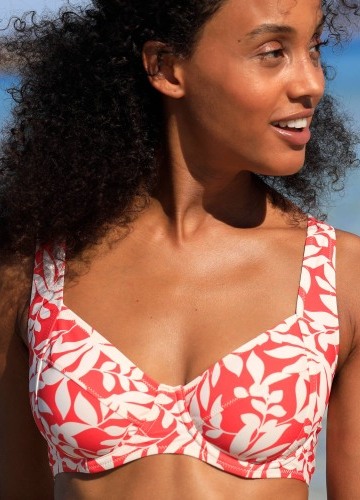 Plavková balkónová podprsenka s kosticemi Linao