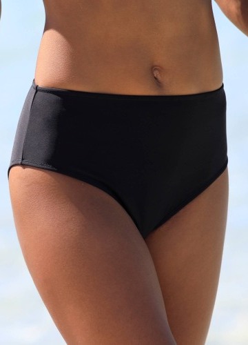 Plavkové jednofarebné nohavičky Solaro s vysokým pásom