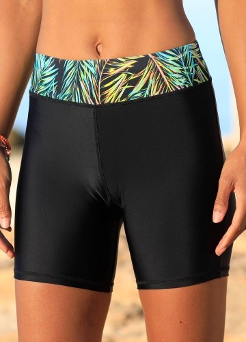 Plavkové dlouhé šortky Cambuja