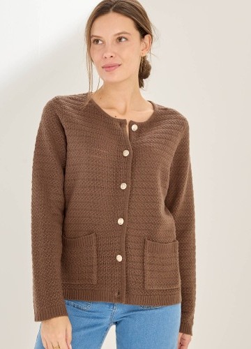 Sveter z úpletu so vzorom