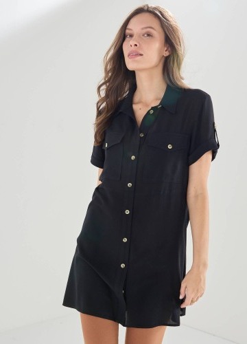 Dlouhá košile s krátkými rukávy