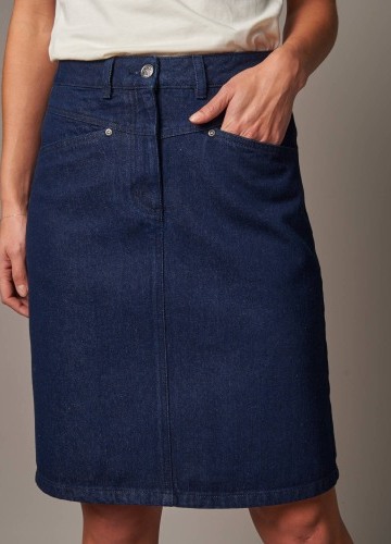 Krátká džínová sukně