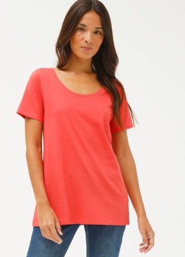 Jednobarevné žerzejové tričko z bio bavlny, eco-friendly produkt