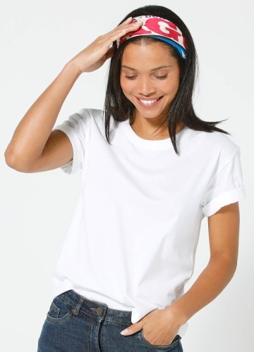 Volné tričko s krátkými rukávy