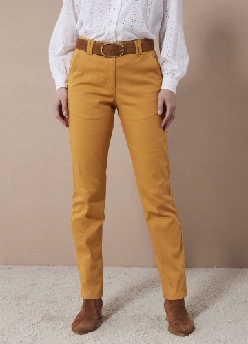 Strečové chino kalhoty