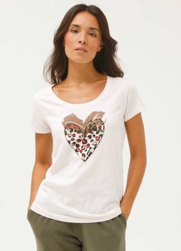 Tričko s potlačou srdca