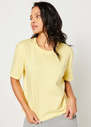 Voľné tričko s krátkymi rukávmi