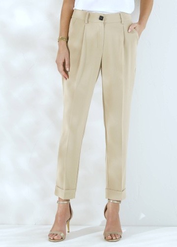 Úzké splývavé 7/8 kalhoty