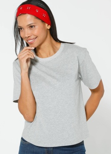 Volné tričko s krátkými rukávy