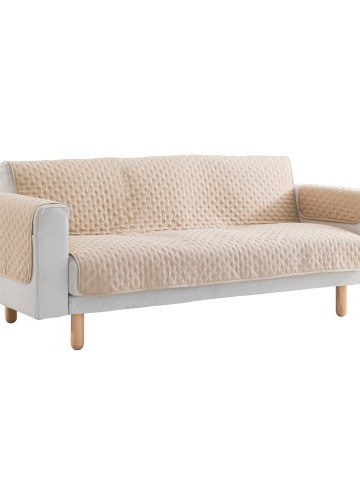 Prošívaný protiskluzový přehoz na pohovku a křeslo z mikrovlákna