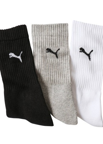 Sada 3 párů ponožek PUMA Crew