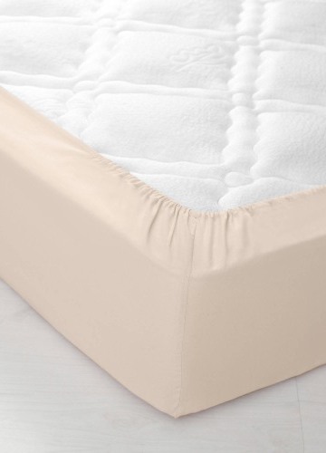 Jednobarevné napínací prostěradlo s hloubkou rohů 40 cm