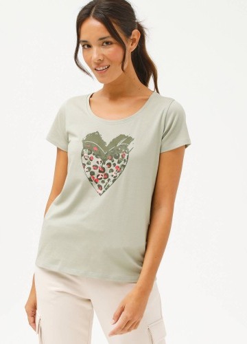Tričko s potlačou srdca