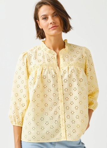 Madeirová halenka s 3/4 rukávy