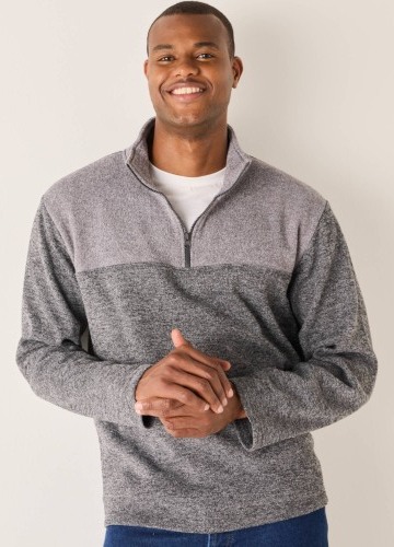 Mikina se zipovým stojáčkem