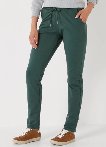 Moltonové joggingové nohavice s pružným pásom