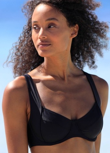 Plavková balkonetová podprsenka Solaro s kosticami