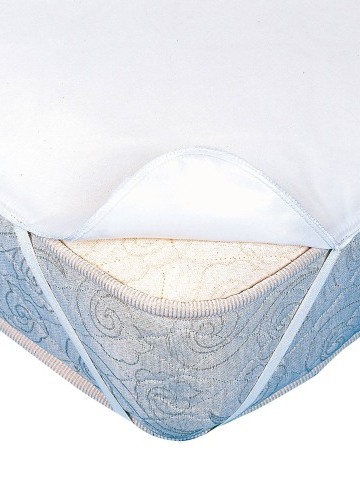 Moltonová nepropustná PVC ochrana matrace ve střihu podložky