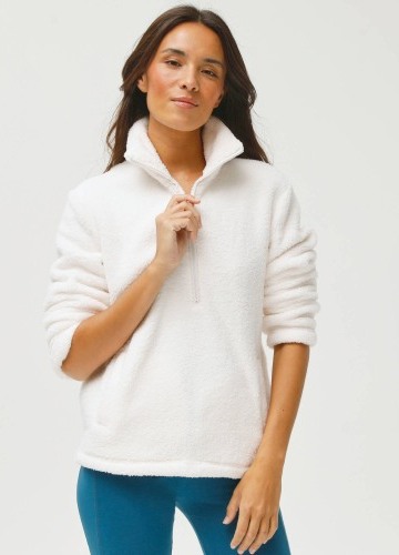 Mikina sherpa se stojáčkem na zip