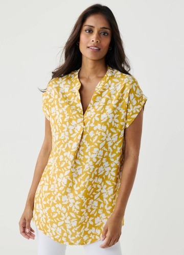 Tunika krátkymi rukávmi a potlačou