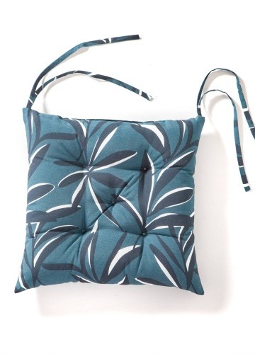 Sada 2 podsedáků na židli s potiskem listů