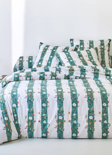 Bavlnená posteľná bielizeň Celeste s potlačou