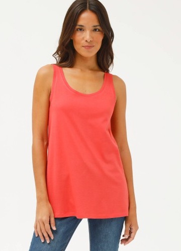 Jednobarevný žerzejový top z bio bavlny, eco-friendly produkt