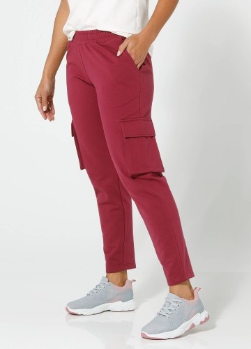 Moltonové jogging kalhoty s kapsami