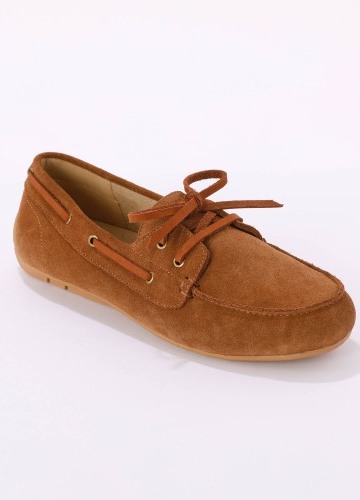 Kožené mokasíny se šněrováním