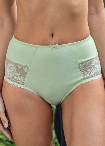 Sada 2 kalhotek Orotelli s vysokým pasem, z mikrovlákna s krajkou