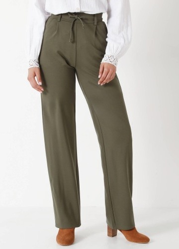 Široké kalhoty z úpletu Milano