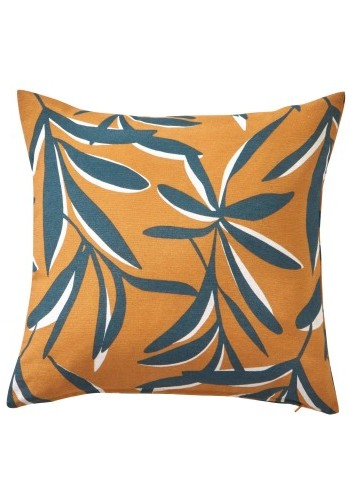 Súprava 2 obliečok na vankúšiky s potlačou listov