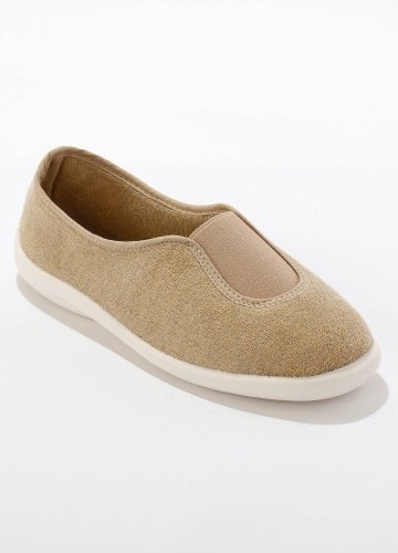 Froté papuče s gumkou