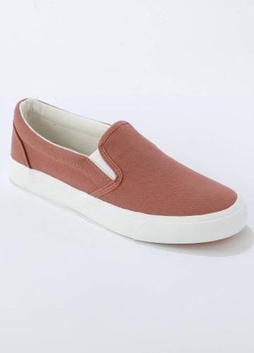 Plátené slip on tenisky