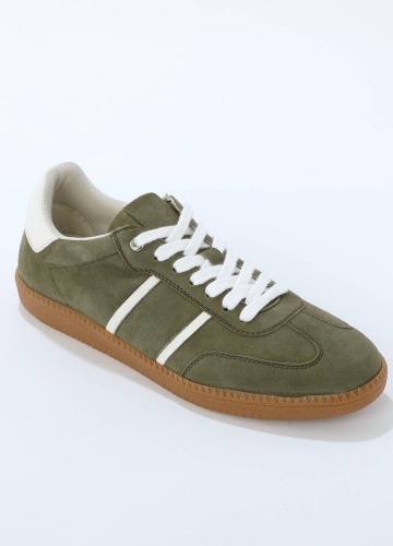 Tenisky z koženej usne