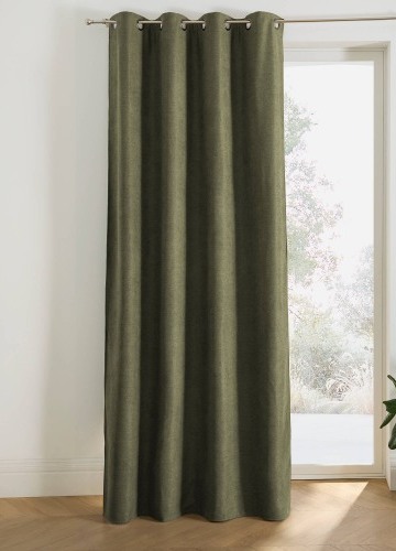 Zatemňovací a izolačný záves s kovovými očkami