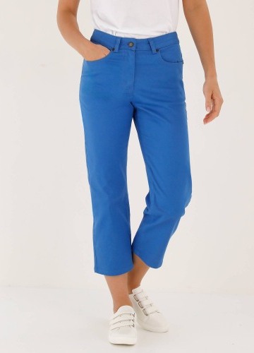 Rovné 7/8 jednobarevné kalhoty